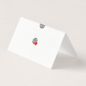 滑らかで太い線で作られた赤いハートのシンボル (裏面)