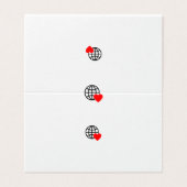 滑らかで太い線で作られた赤いハートのシンボル (外部フラット)