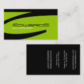 滑らかで男らしい名刺 名刺 (正面/裏面)