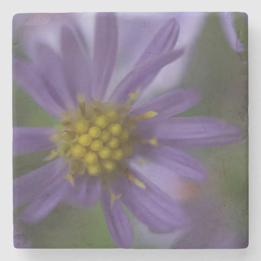 滑らかで青いAstor ストーンコースター (正面)