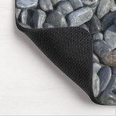 滑らかで黒い小石 マウスパッド (コーナー)