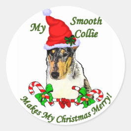 滑らかなクリスマスの贈り物 ラウンドシール