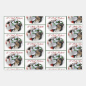 滑らかなクリスマス ラッピングペーパーシート (正面)