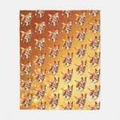 滑らかなコリーランニングズの機敏性,スポーツ フリースブランケット (正面)