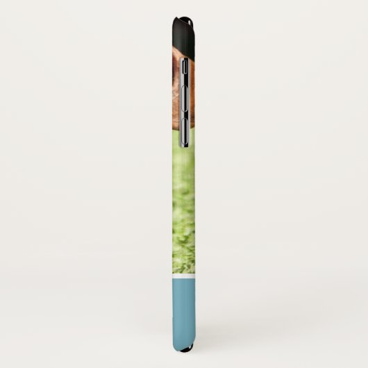 滑らかなダックスフントのお母さんはあなたの犬の写真を加えます Case-Mate iPhoneケース (裏面/左)