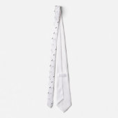 滑らかなフォックステリア犬 ネクタイ (裏面)