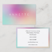 滑らかなブレンドの多彩な組合せ 名刺 (正面/裏面)