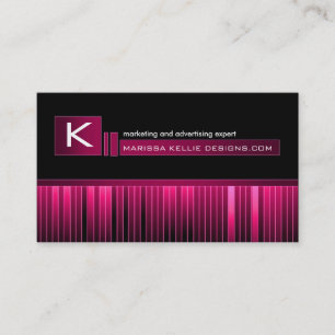 滑らかなモノグラムの名刺 名刺