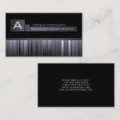 滑らかなモノグラムの名刺 名刺 (正面/裏面)