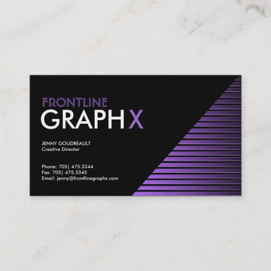 滑らかな名刺 名刺 (正面)