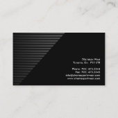 滑らかな名刺 名刺 (裏面)