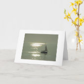 滑らかな帆走 カード (黄色い花)