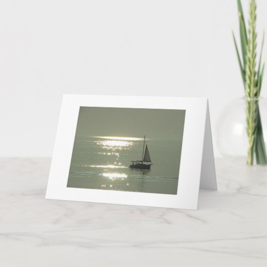 滑らかな帆走 カード (正面)