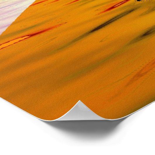 滑らかな帆走 ポスター (角)