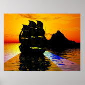 滑らかな帆走 ポスター (正面)