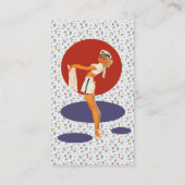 滑らかな帆走 名刺 (裏面)