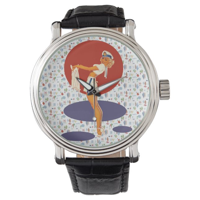 滑らかな帆走 腕時計 (正面)