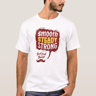 滑らかな強いパパ父の日贈り物レトロ Tシャツ