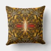 滑らかな彫り付け投薬を持つ抽象芸術の黄金の形 クッション (裏面)