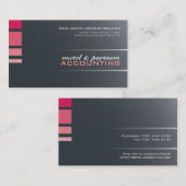 滑らかな法人企業カード 名刺 (正面/裏面)