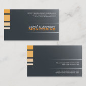 滑らかな法人企業カード 名刺 (正面/裏面)