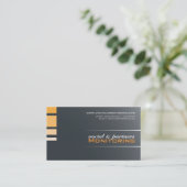 滑らかな法人企業カード 名刺 (スタンド正面)