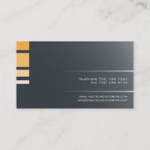 滑らかな法人企業カード 名刺 (裏面)