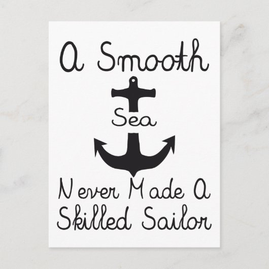 滑らかな海 ポストカード (正面)