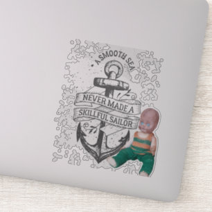 滑らかな海 – 熟練ボビー – ステッカー シール