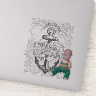 滑らかな海 – 熟練ボビー – ステッカー シール