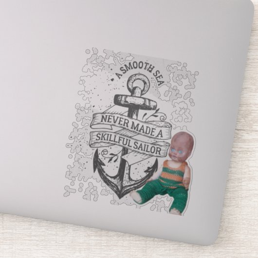 滑らかな海 – 熟練ボビー – ステッカー シール (詳細)