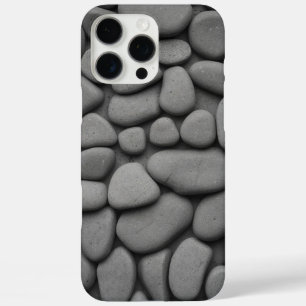 滑らかな灰色の石シームレスな自然パターン iPhone 16 PRO MAXケース