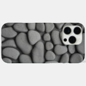 滑らかな灰色の石シームレスな自然パターン Case-Mate iPhoneケース (裏面 (横))