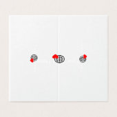 滑らかな線で作成された赤いハートはっきりした記号 (外部フラット)