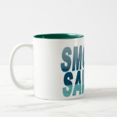 滑らかな航行のマグ ツートーンマグカップ (左)