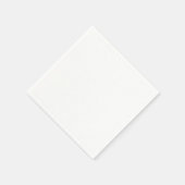 滑らかなpで作られた白い袖のクローズアップ スタンダードカクテルナプキン (角)