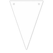 滑らかなpで作られた白い袖のクローズアップ バンティングフラッグ (第3の旗)