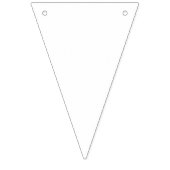 滑らかなpで作られた白い袖のクローズアップ バンティングフラッグ (第2の旗)