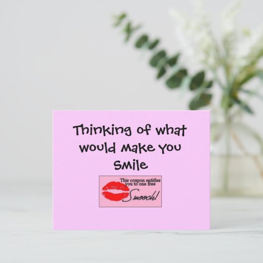 滑らかにする ポストカード (スタンド正面)