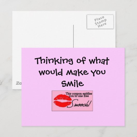 滑らかにする ポストカード (正面/裏面)