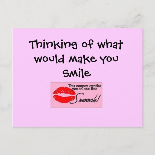 滑らかにする ポストカード (正面)