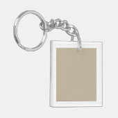 滑ら無地のか均一なテートを持つ茶色の背景 キーホルダー (正面左)