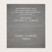 滑ら素朴か粘土効果二重ロイヤリティ 名刺 (外部フラット)