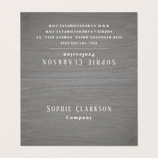 滑ら素朴か粘土効果二重ロイヤリティ 名刺 (外部フラット)