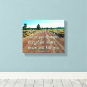 滑りやすいジョーのおもしろいことわざ砂利道の森 キャンバスプリント (インサイチュ (ウッドフロア))