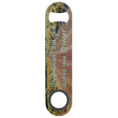 滑りやすいジョーのおもしろいことわざ砂利道の森 スピード栓抜き (正面)