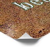 滑りやすいジョーのおもしろいことわざ砂利道の森 ポスター (コーナー)