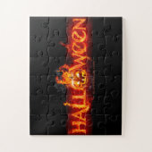 滑りやすいジョーのハッピーハローウィンカボチャLGBTQIA火災 ジグソーパズル (縦)