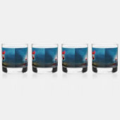 滑りやすいジョーのハッピーハローウィン死んだゾンビ怖いb ウイスキーグラス (右)