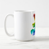 滑りやすいジョーのブラシ仕上げ金属テディベア滑らかなグラード コーヒーマグカップ (左)